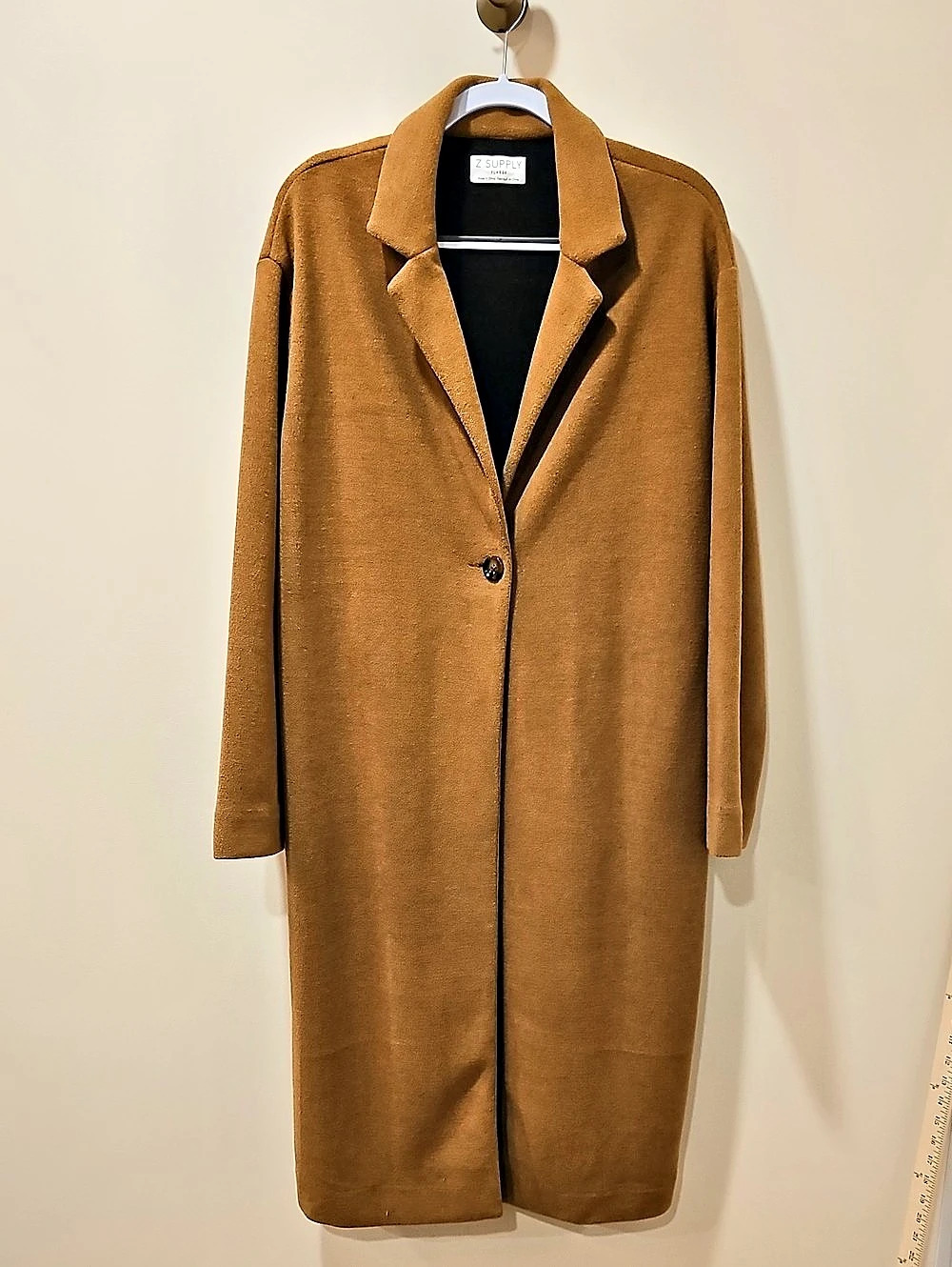 Z Supply Mason Coat Brown Size XL; Like New